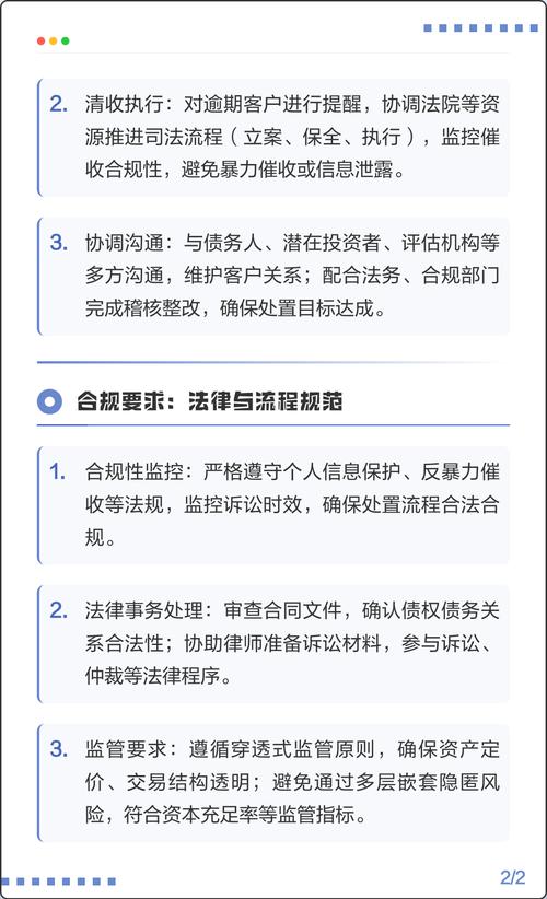 不良資產管理員核心職責解析