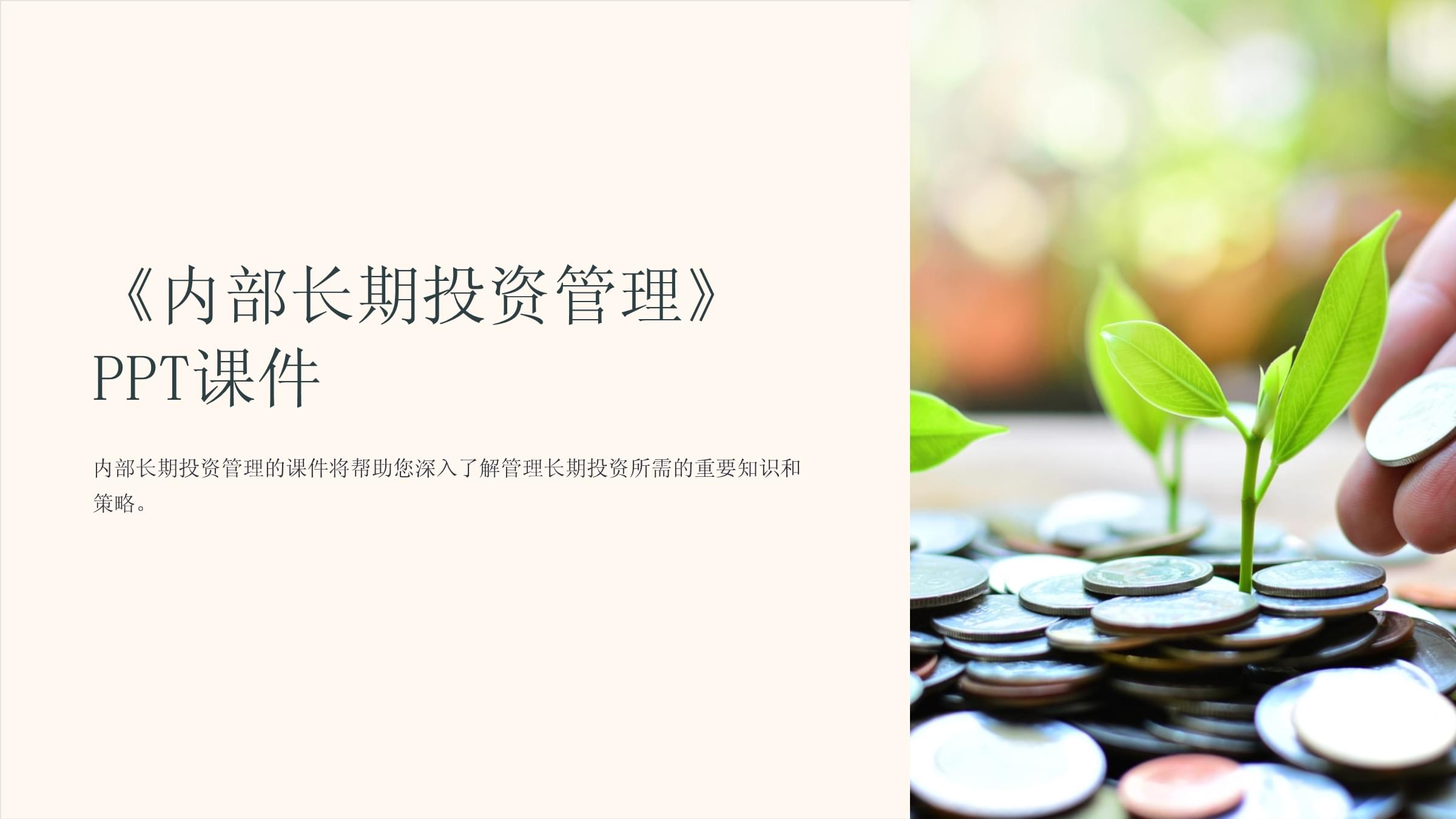《內部長期投資管理》核心框架與實務解析